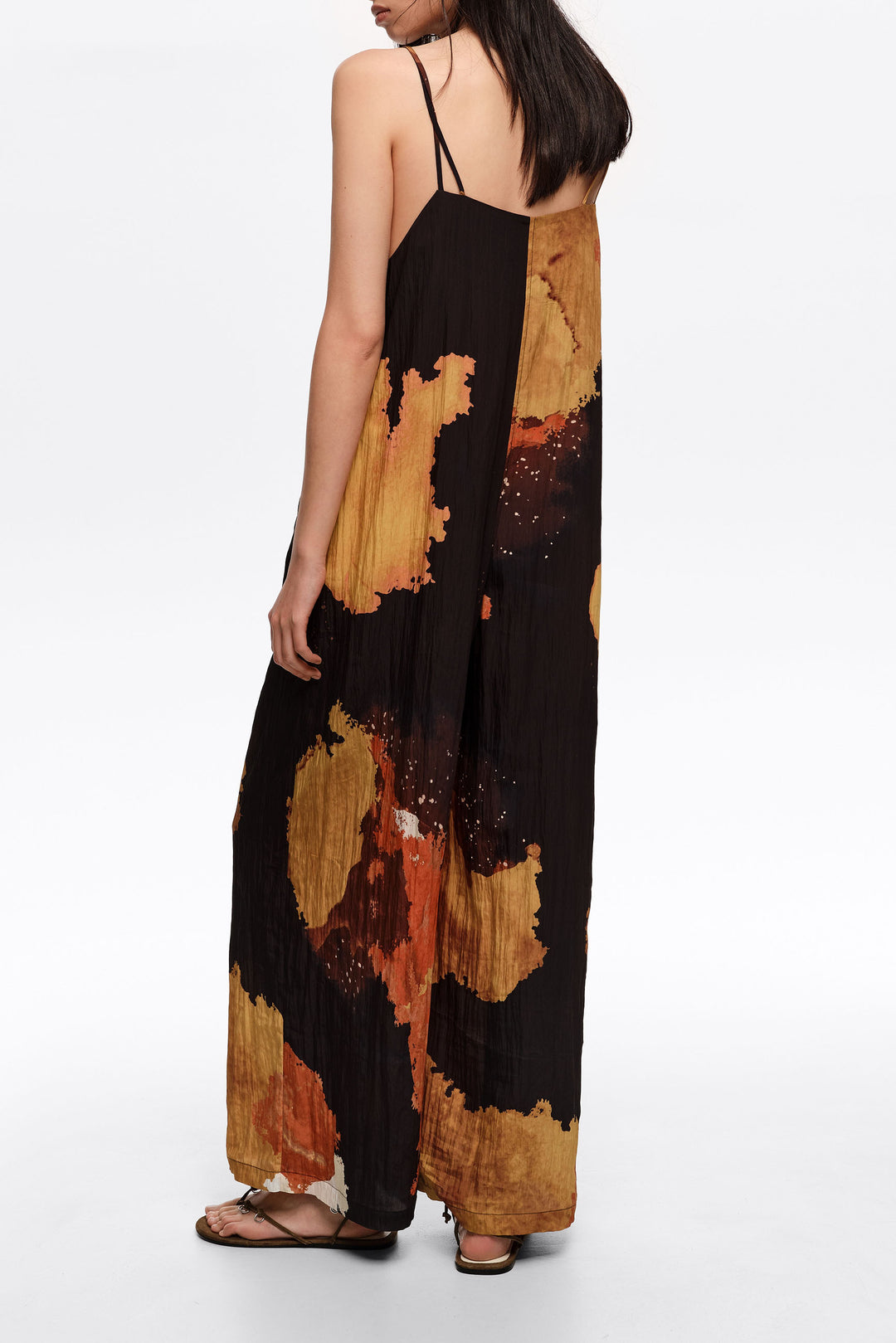 Blot black A-line jumpsuit