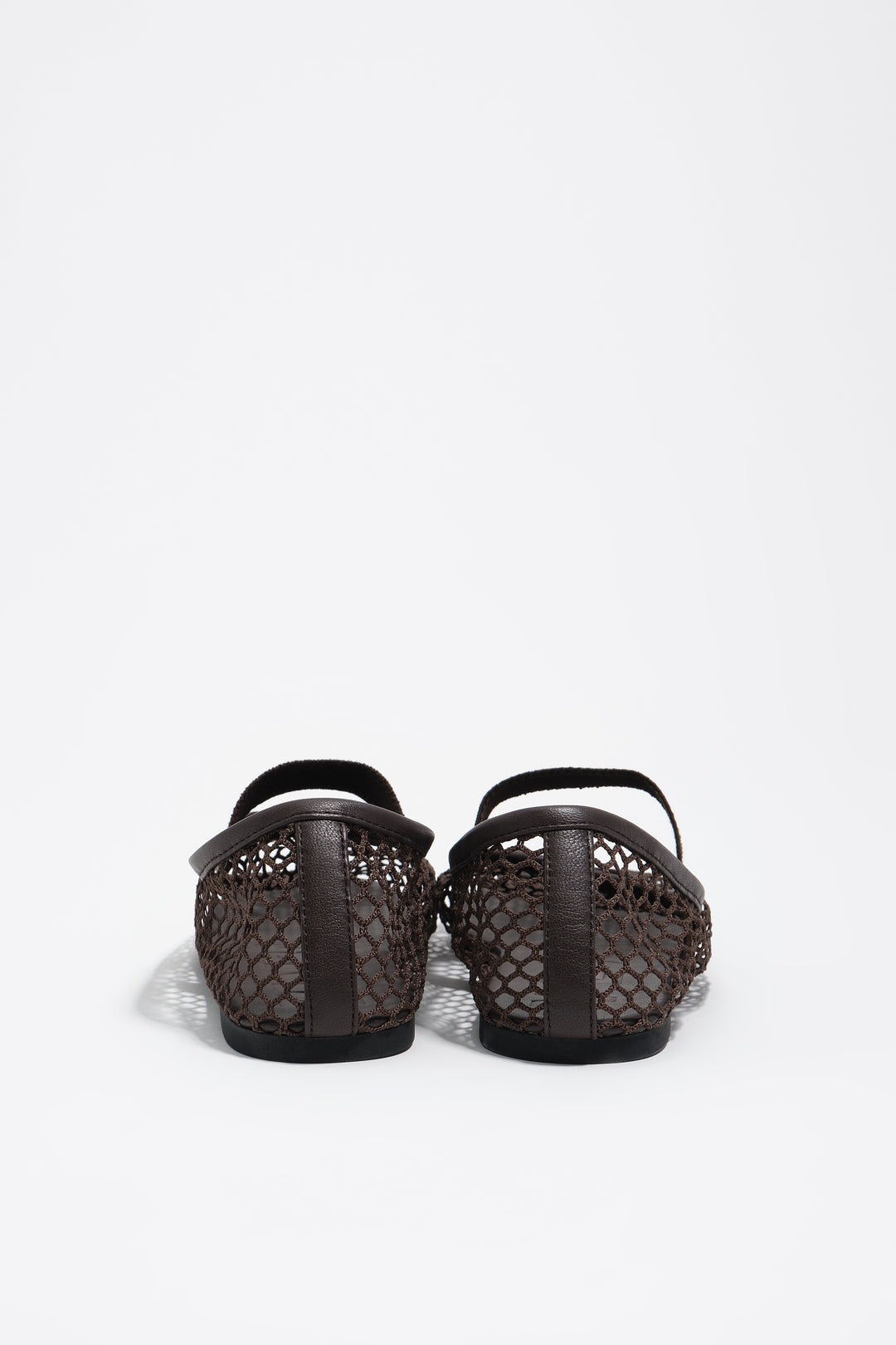 Chocolate mesh ballerina