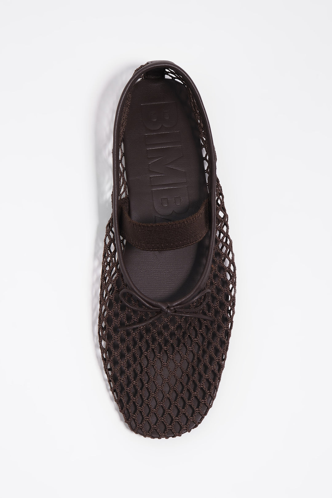 Chocolate mesh ballerina