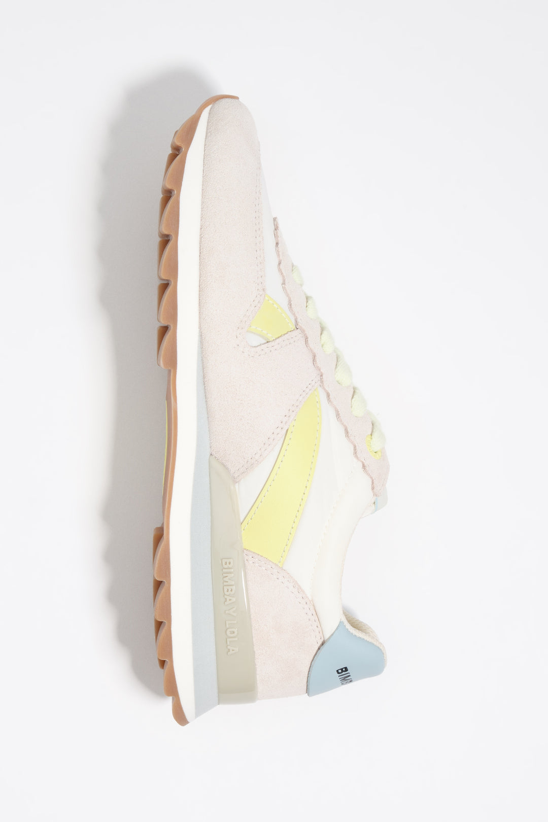 Light gray suede and nylon 13 19 technical sneaker