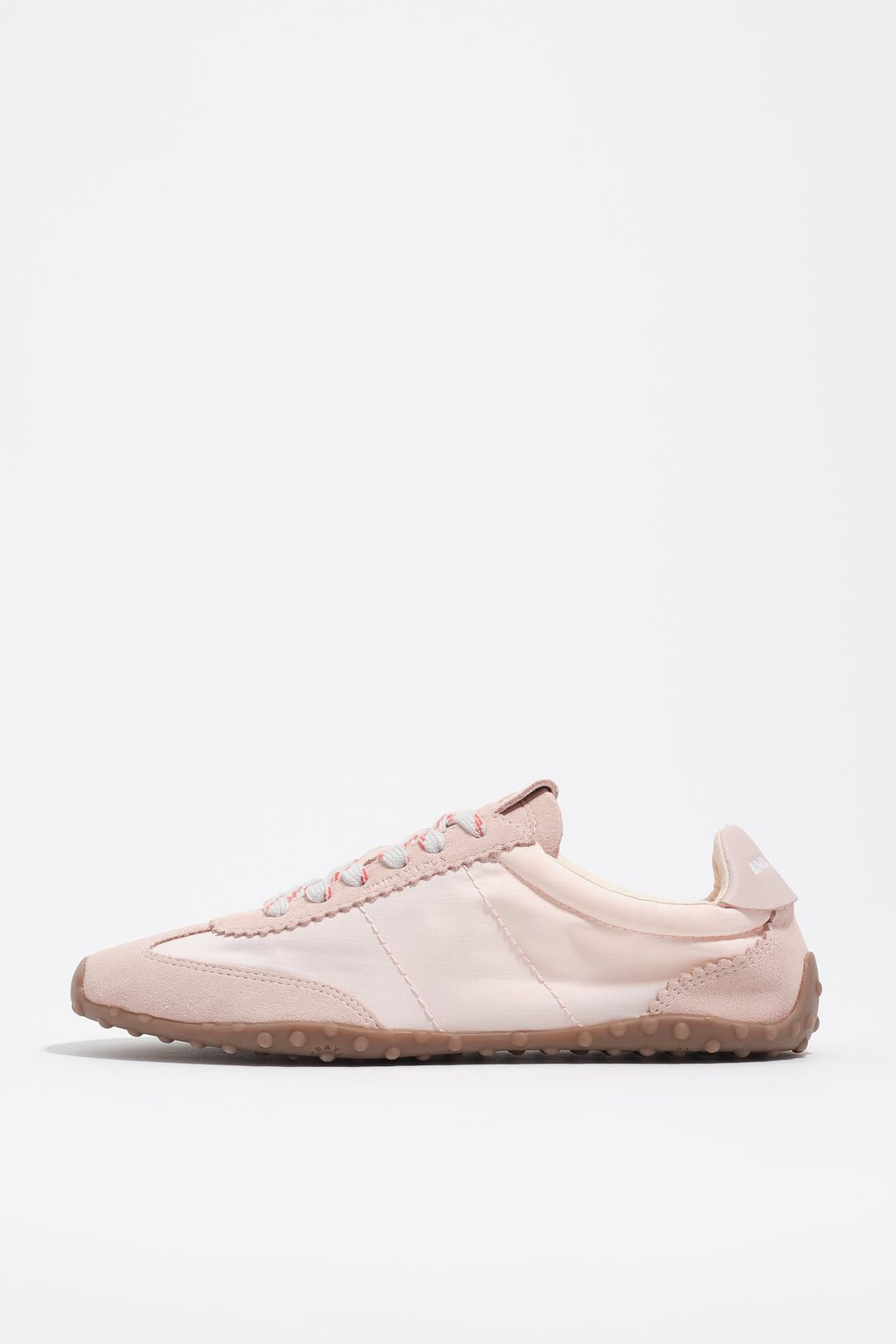 Pink suede and nylon 13 29 sneaker