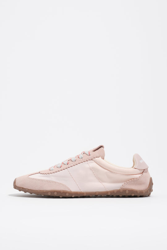 Pink suede and nylon 13 29 sneaker