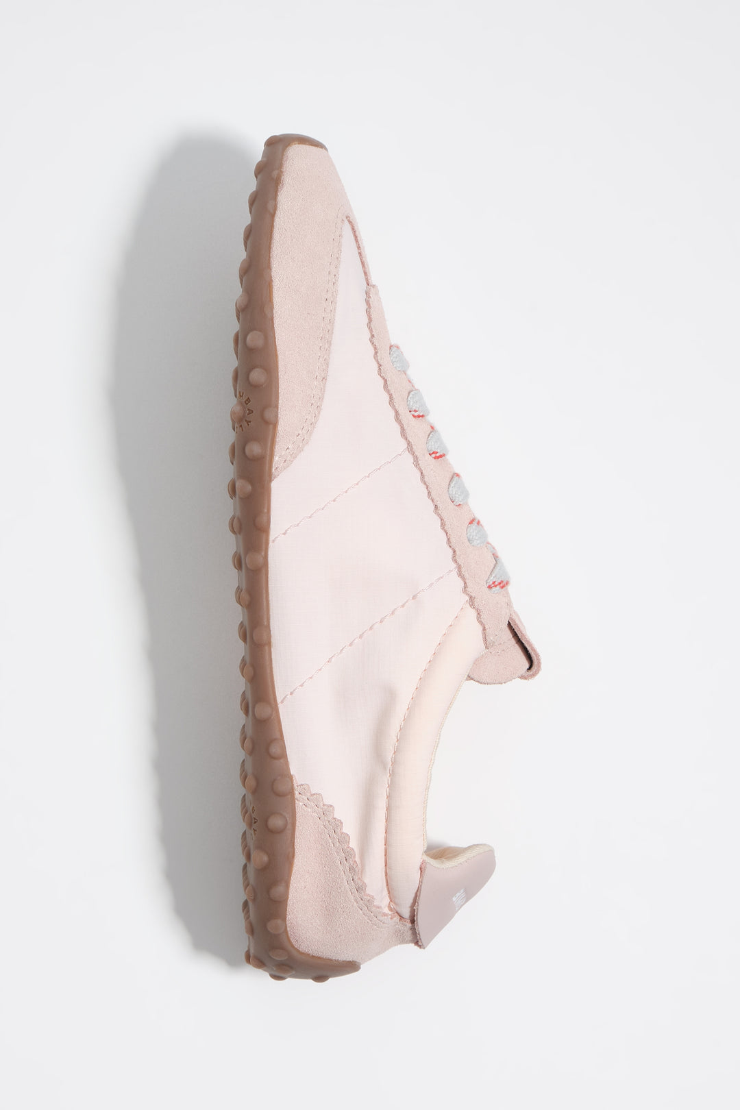 Pink suede and nylon 13 29 sneaker