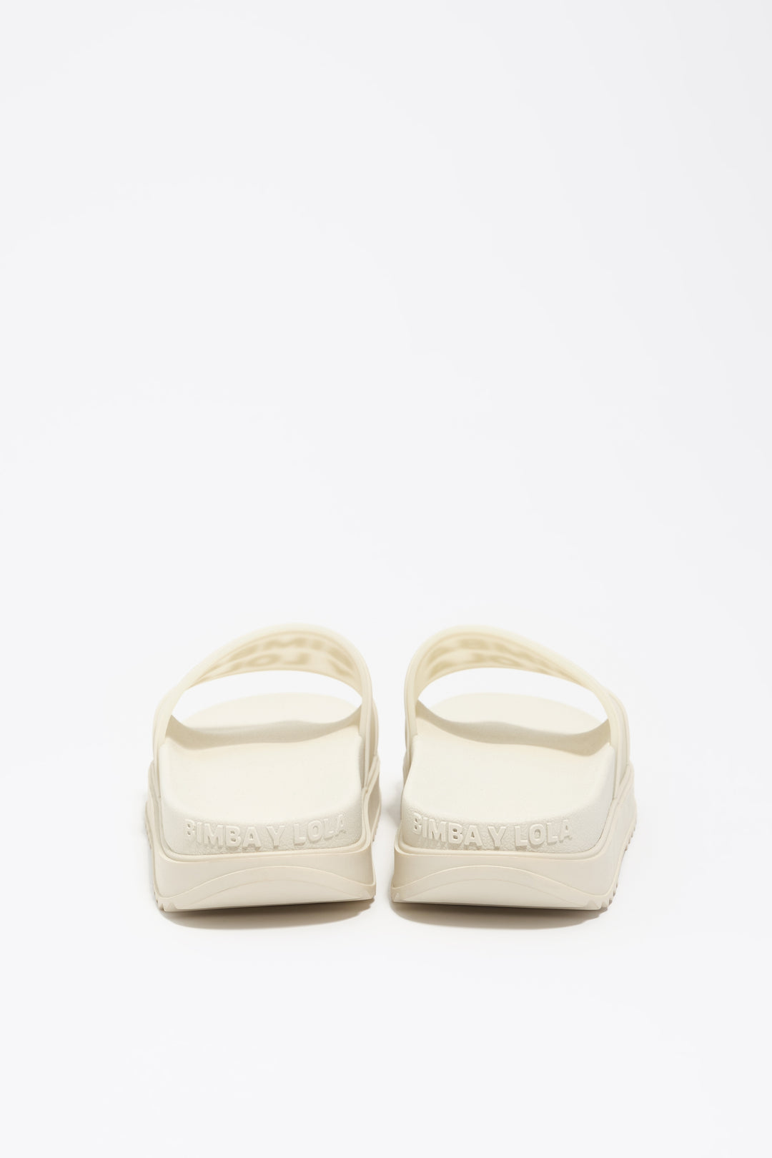 White platform flip-flop
