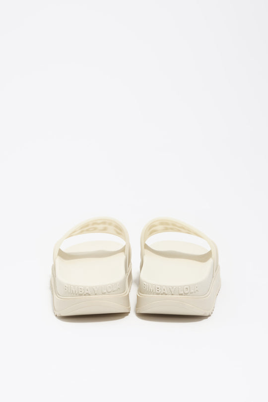 White platform flip-flop