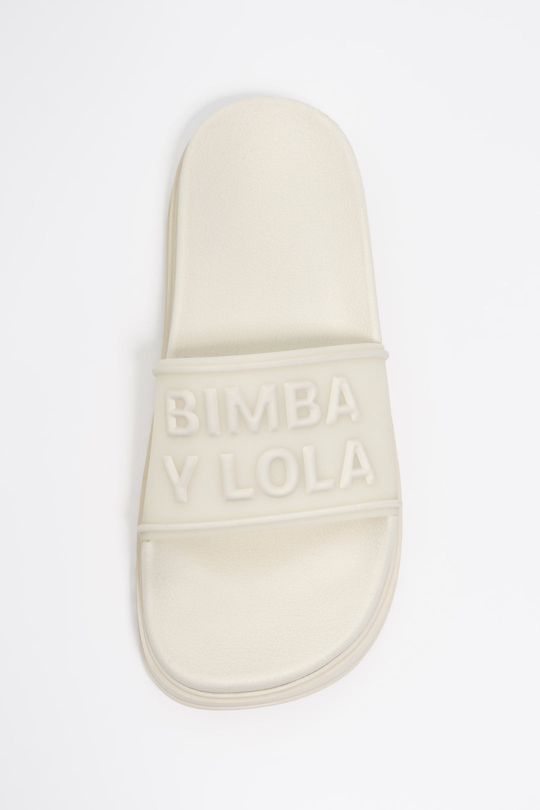 White platform flip-flop