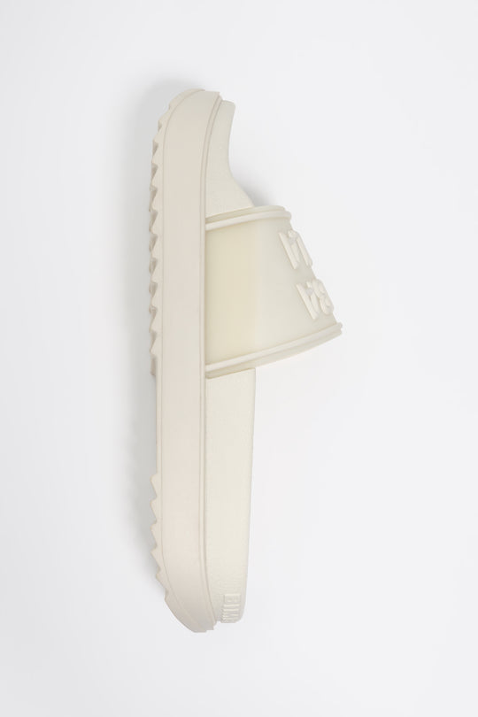 White platform flip-flop