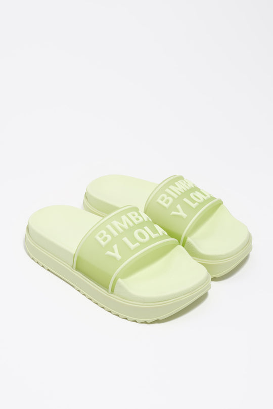 Lime platform flip-flop