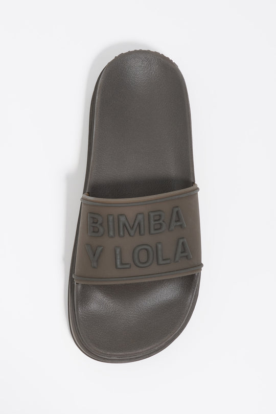 Chocolate platform flip-flop