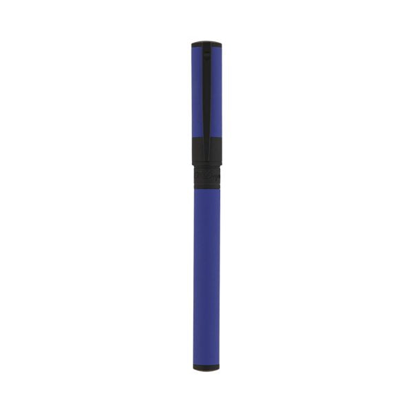 D-Initial Ocean Blue And Matt Black Rollerball Pen - 262002