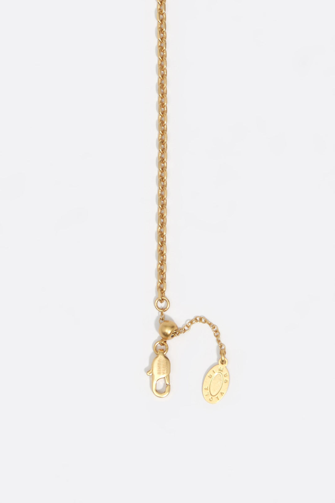Multi-stone necklace with aged gold chain