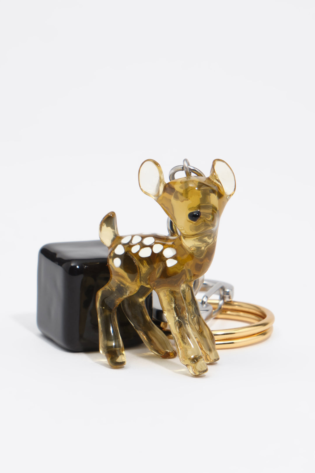Resin deer key ring