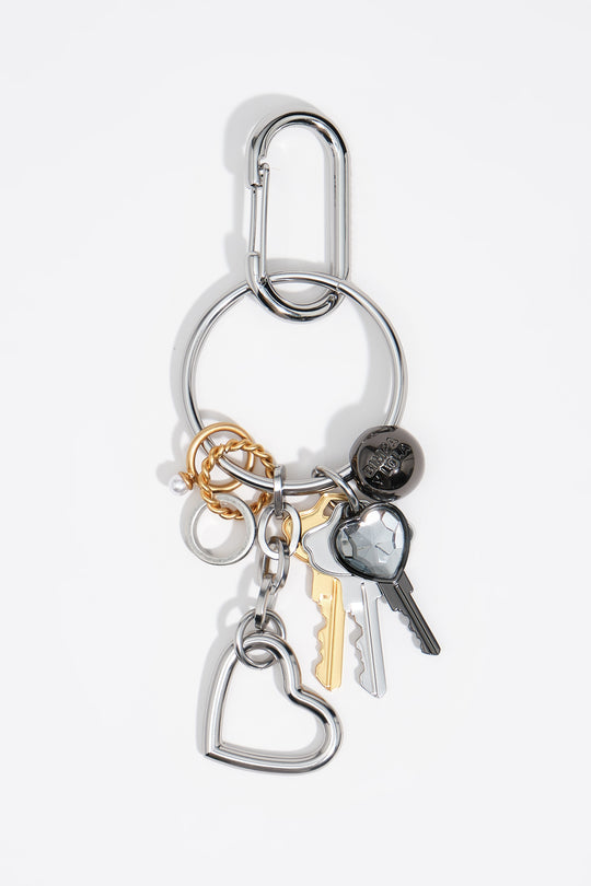 Metal multi-key key ring