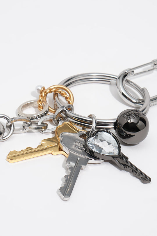 Metal multi-key key ring