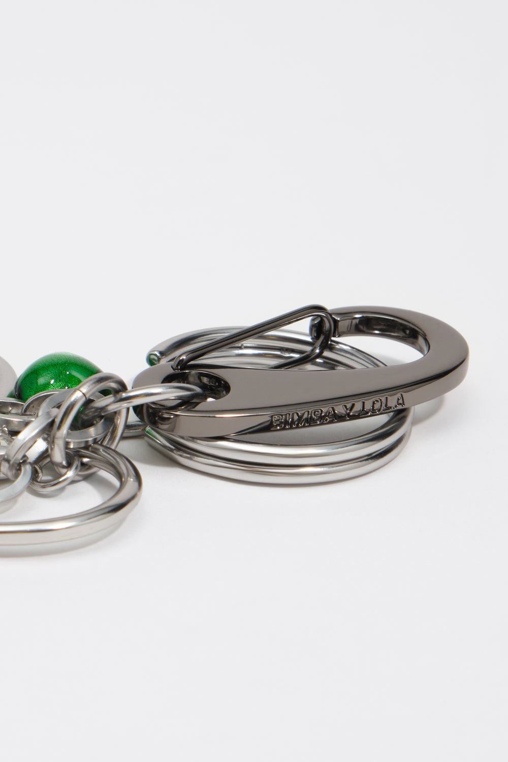 Metal multi-heart key ring