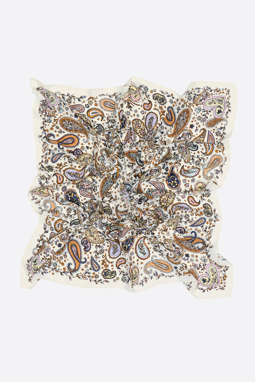 Ivory paisley scarf