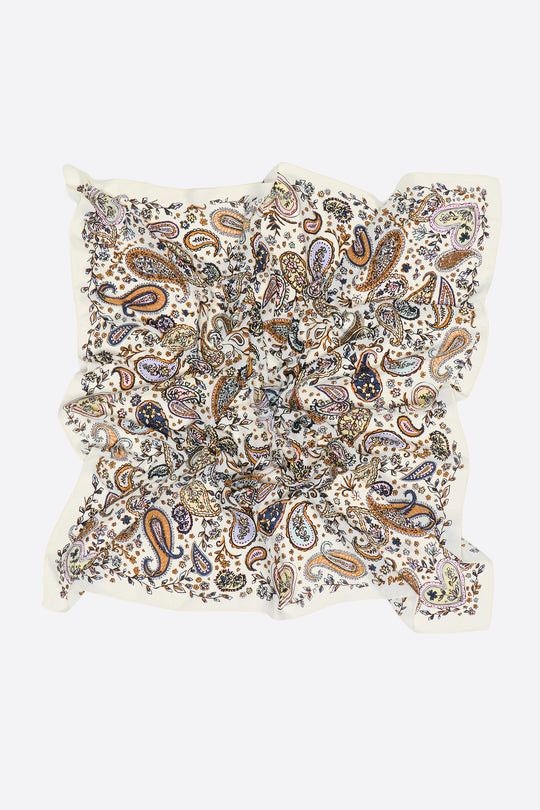 Ivory paisley scarf