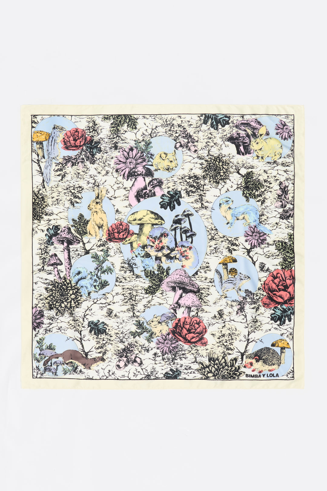 Ivory forest scarf