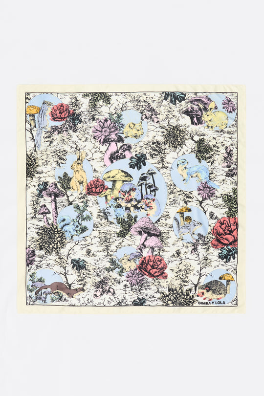 Ivory forest scarf