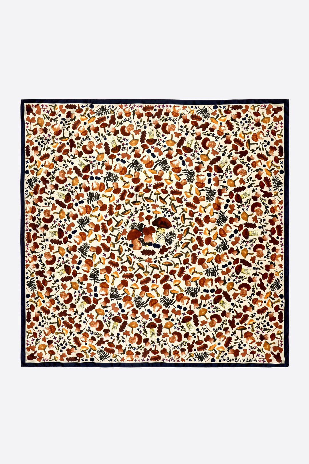 Sand mushroom kaleidoscope scarf