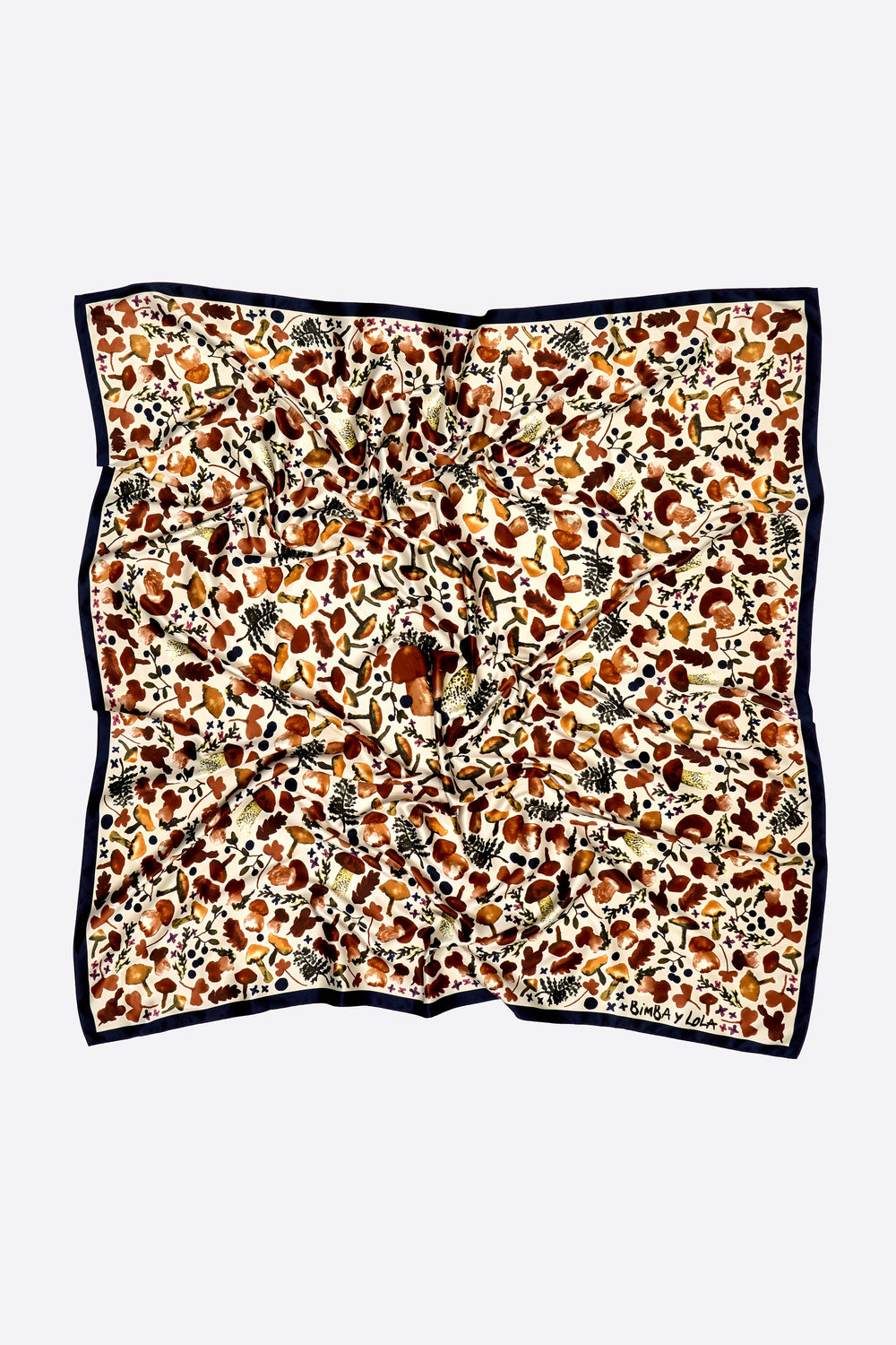 Sand mushroom kaleidoscope scarf