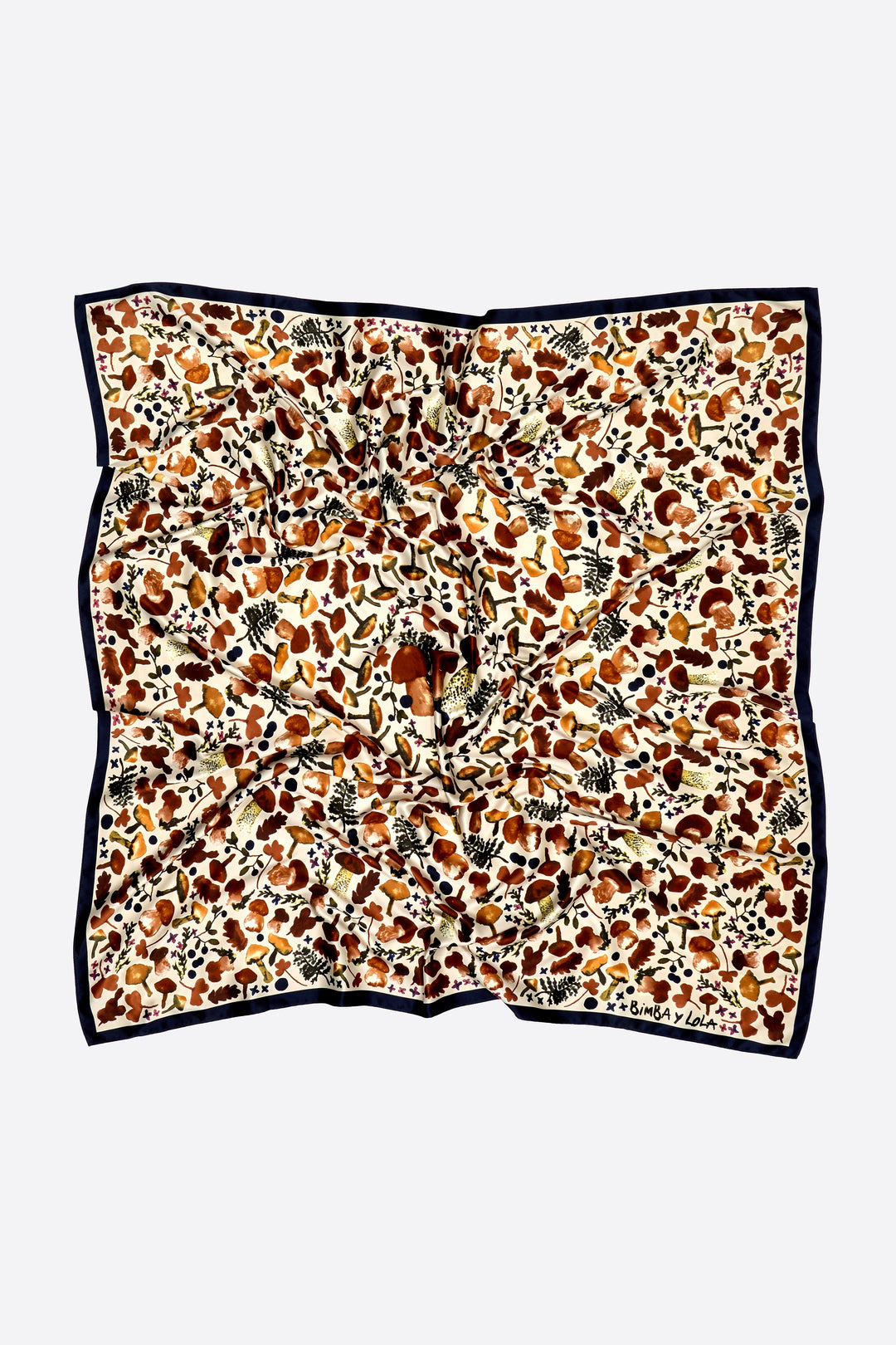Sand mushroom kaleidoscope scarf