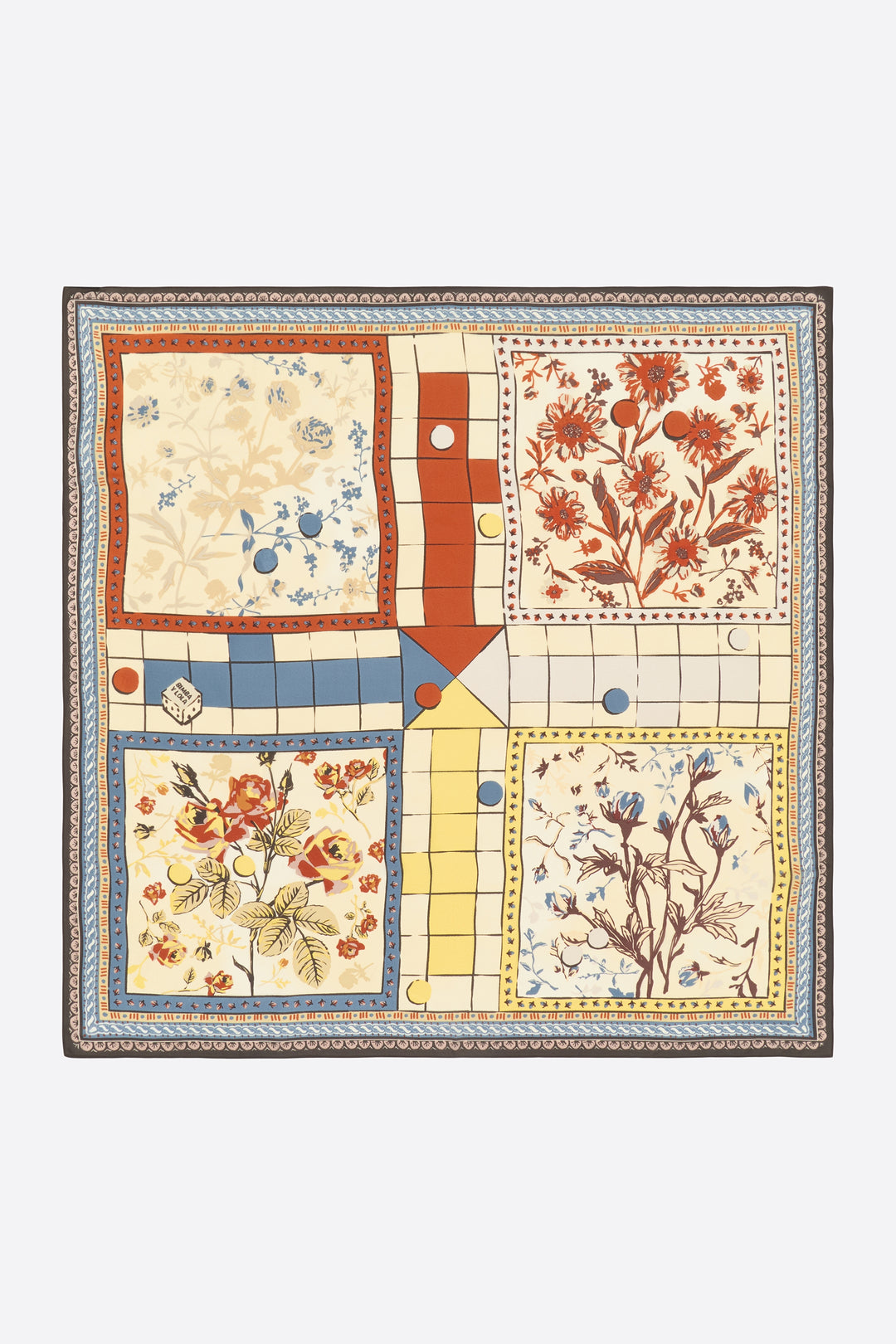 Ivory ludo scarf