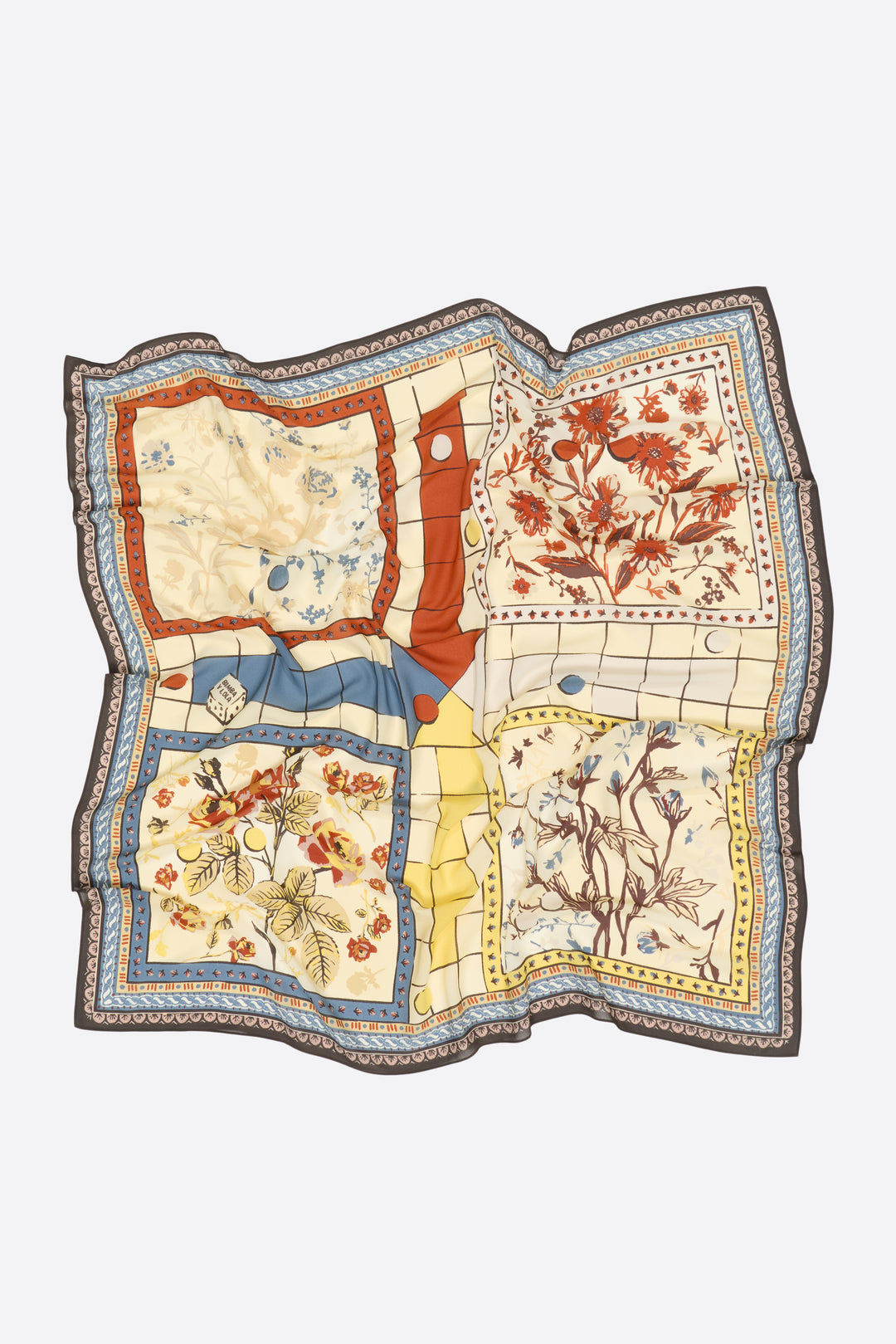 Ivory ludo scarf