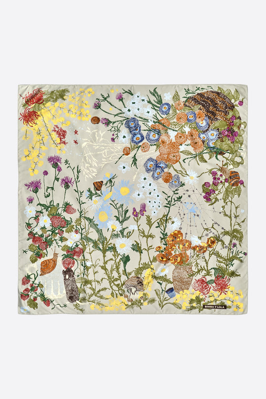 Wild pointillism scarf