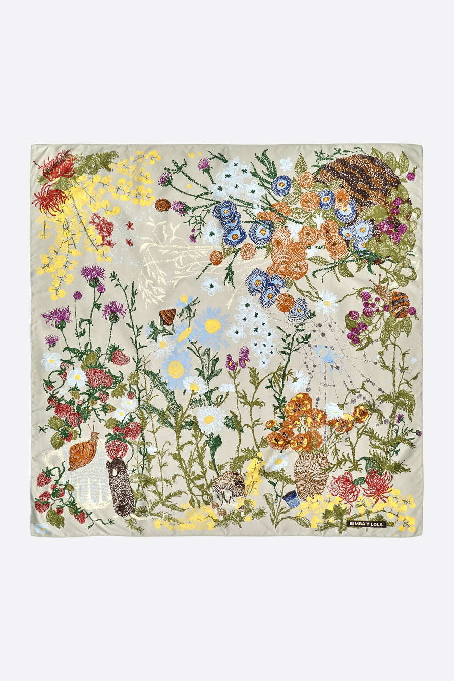 Wild pointillism scarf