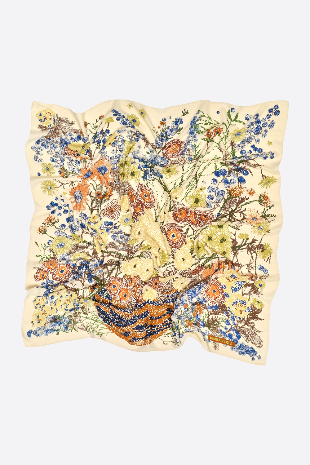 Wild pointillism basket scarf