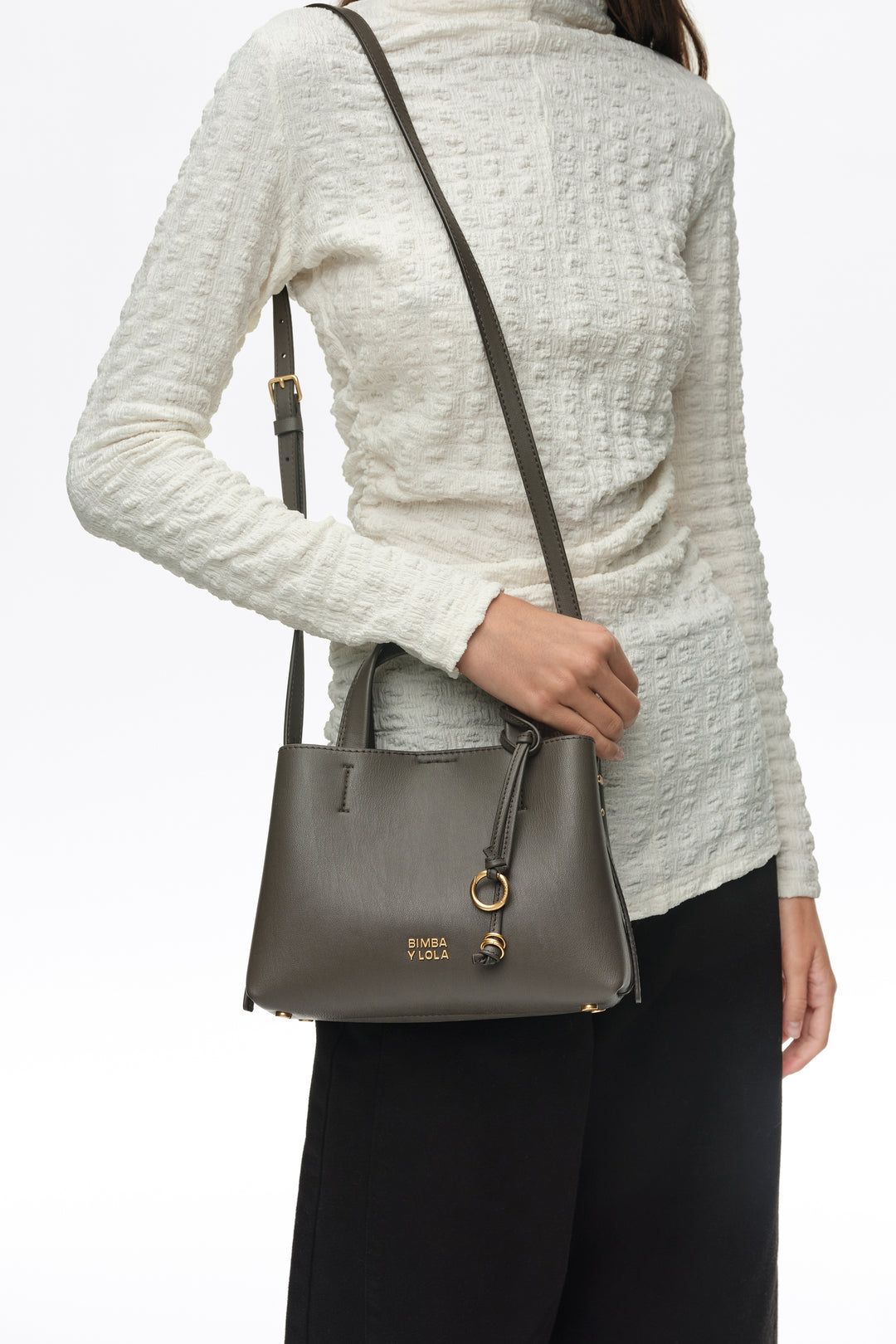 Small elephant leather Chihuahua tote bag