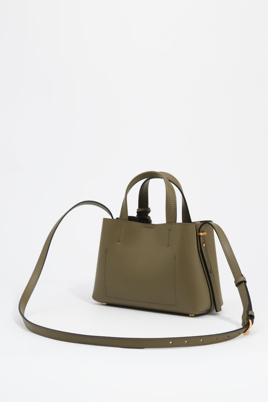 Small cactus leather Chihuahua tote bag