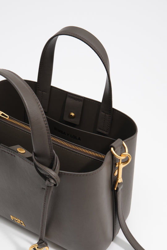 Medium elephant leather Chihuahua tote bag