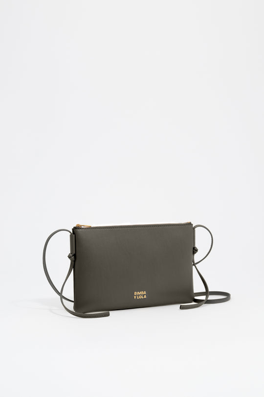 Small elephant leather clutch bag