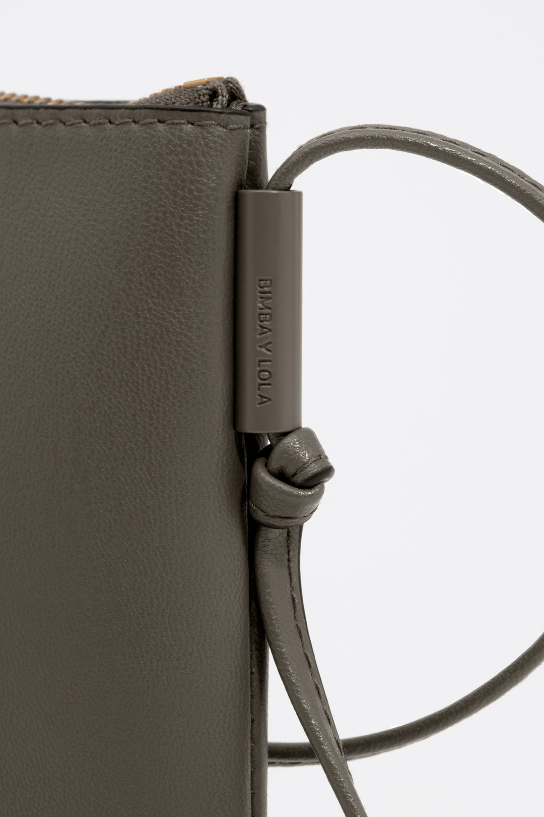 Small elephant leather clutch bag