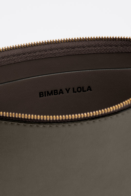 Small elephant leather clutch bag