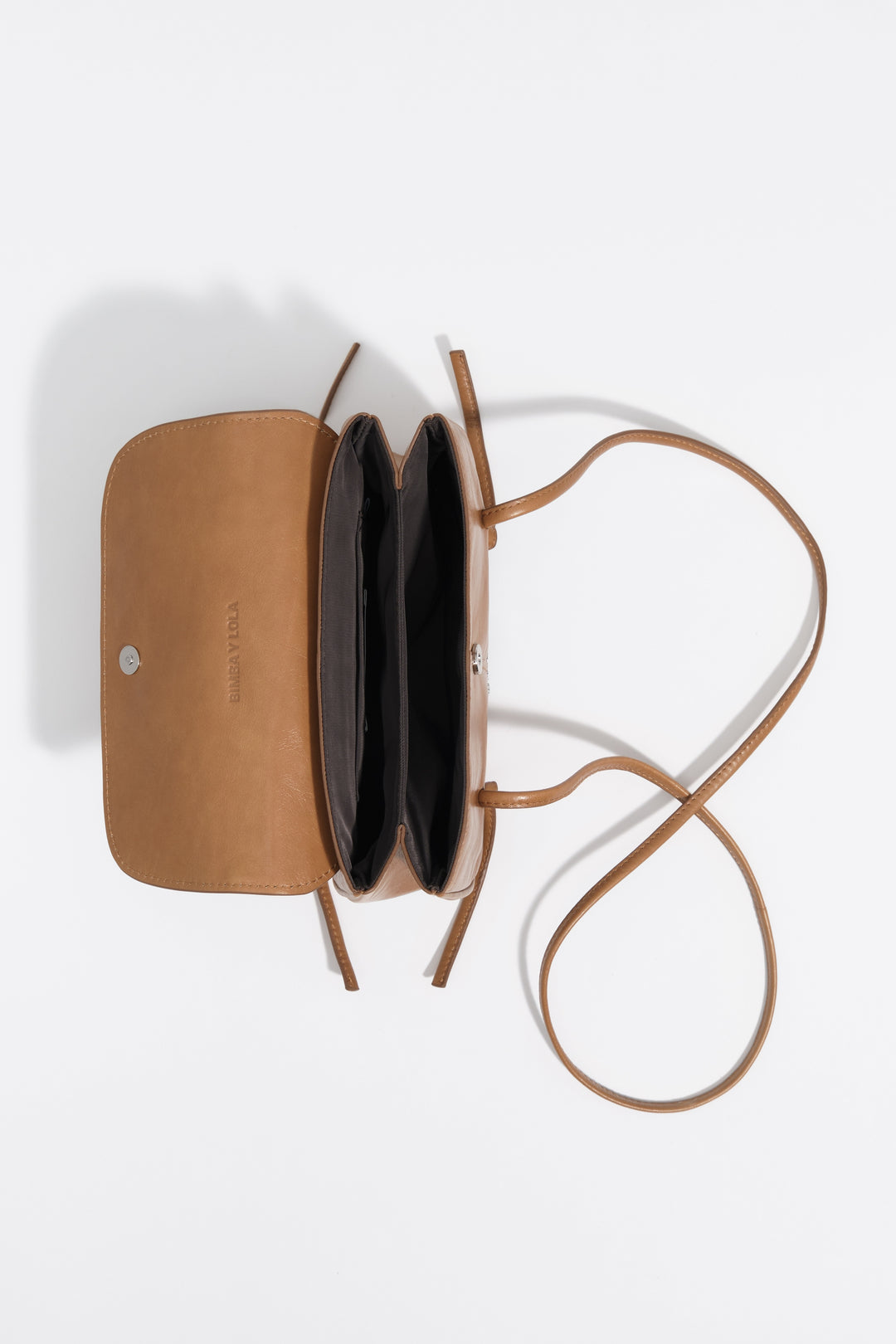 Honey leather Mini flap bag