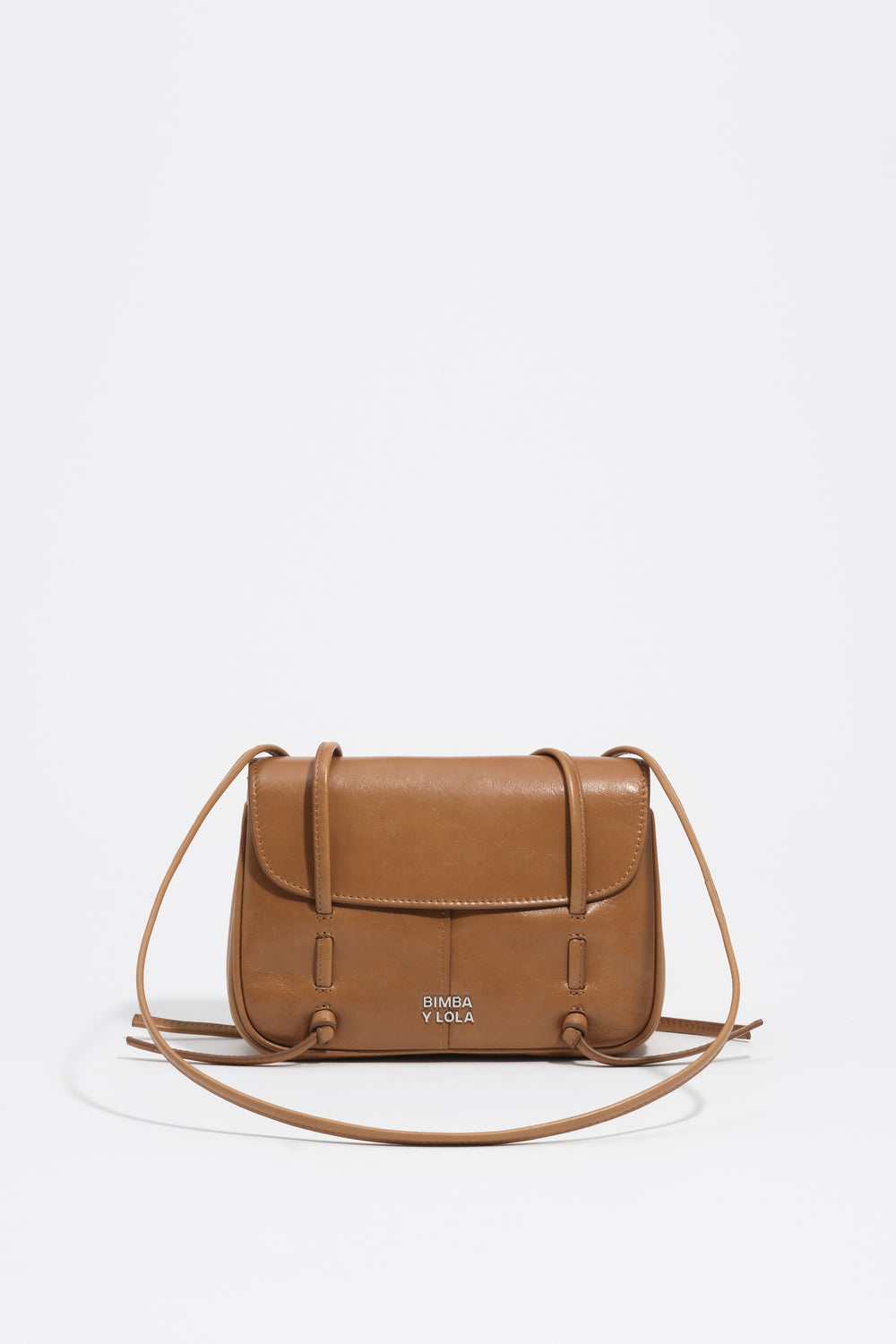 Honey leather Mini flap bag