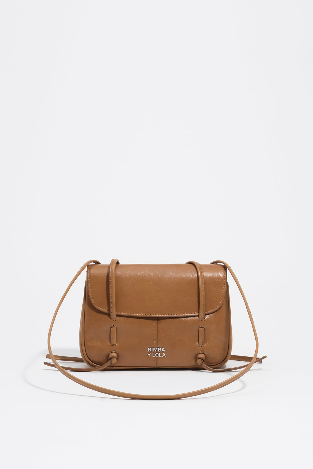 Honey leather Mini flap bag
