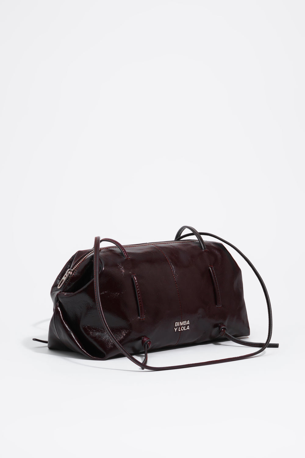 Burgundy leather Lolita bag