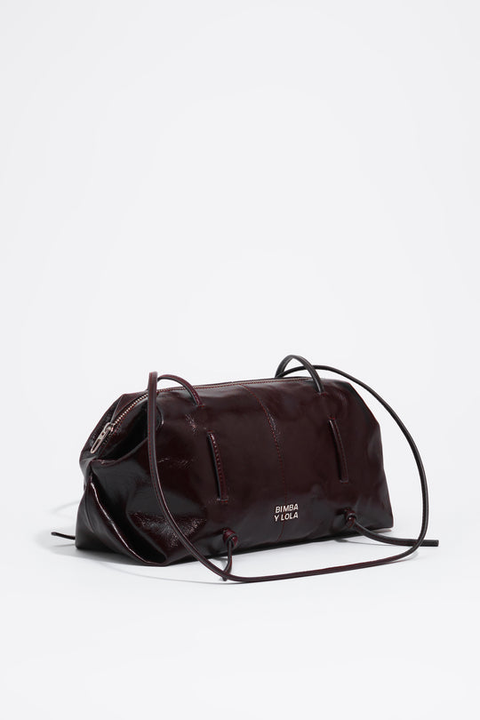 Burgundy leather Lolita bag