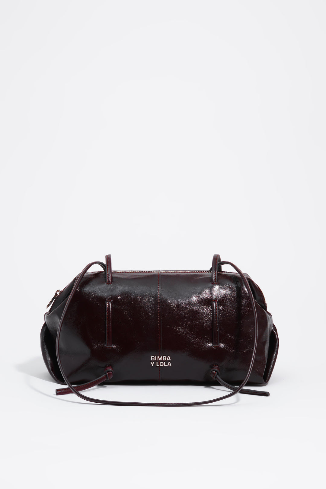 Burgundy leather Lolita bag