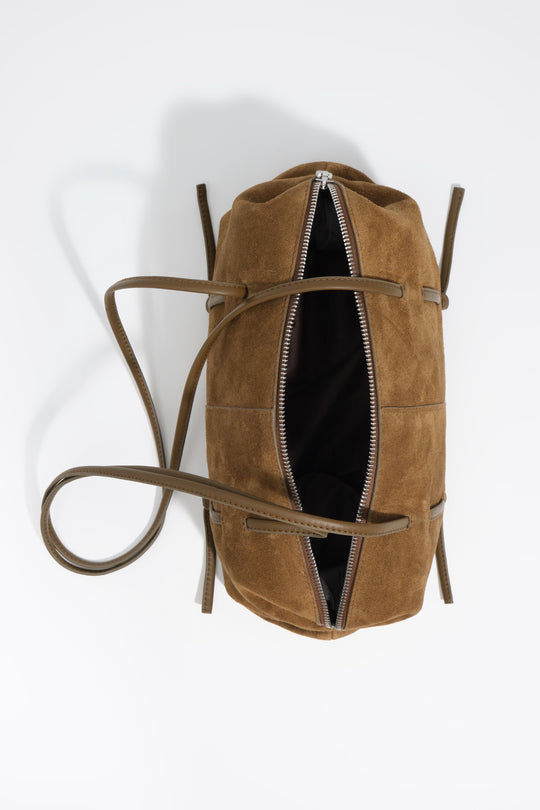 Olive suede Lolita bag