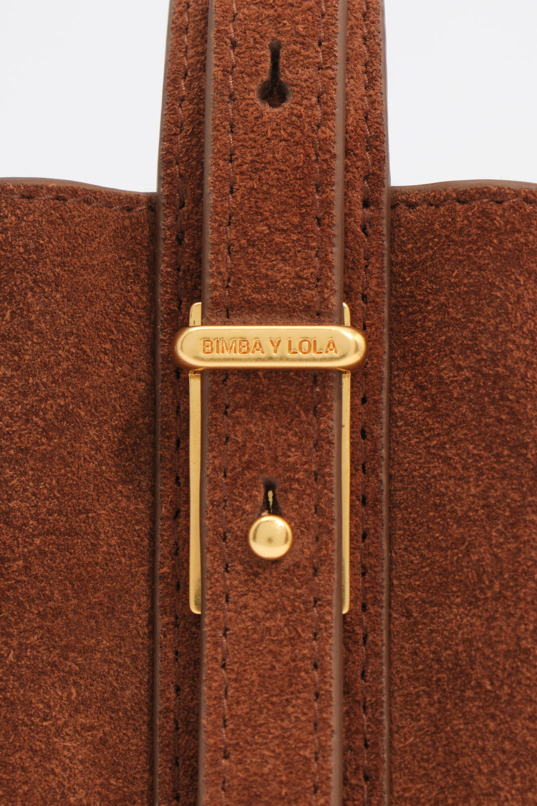 Chestnut leather Chihuahua mini slouch bag
