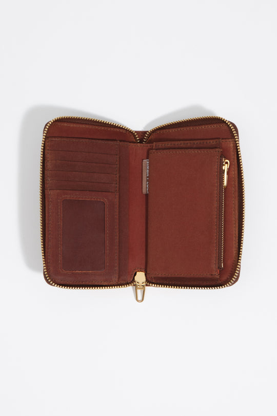 Medium rust coated wallet