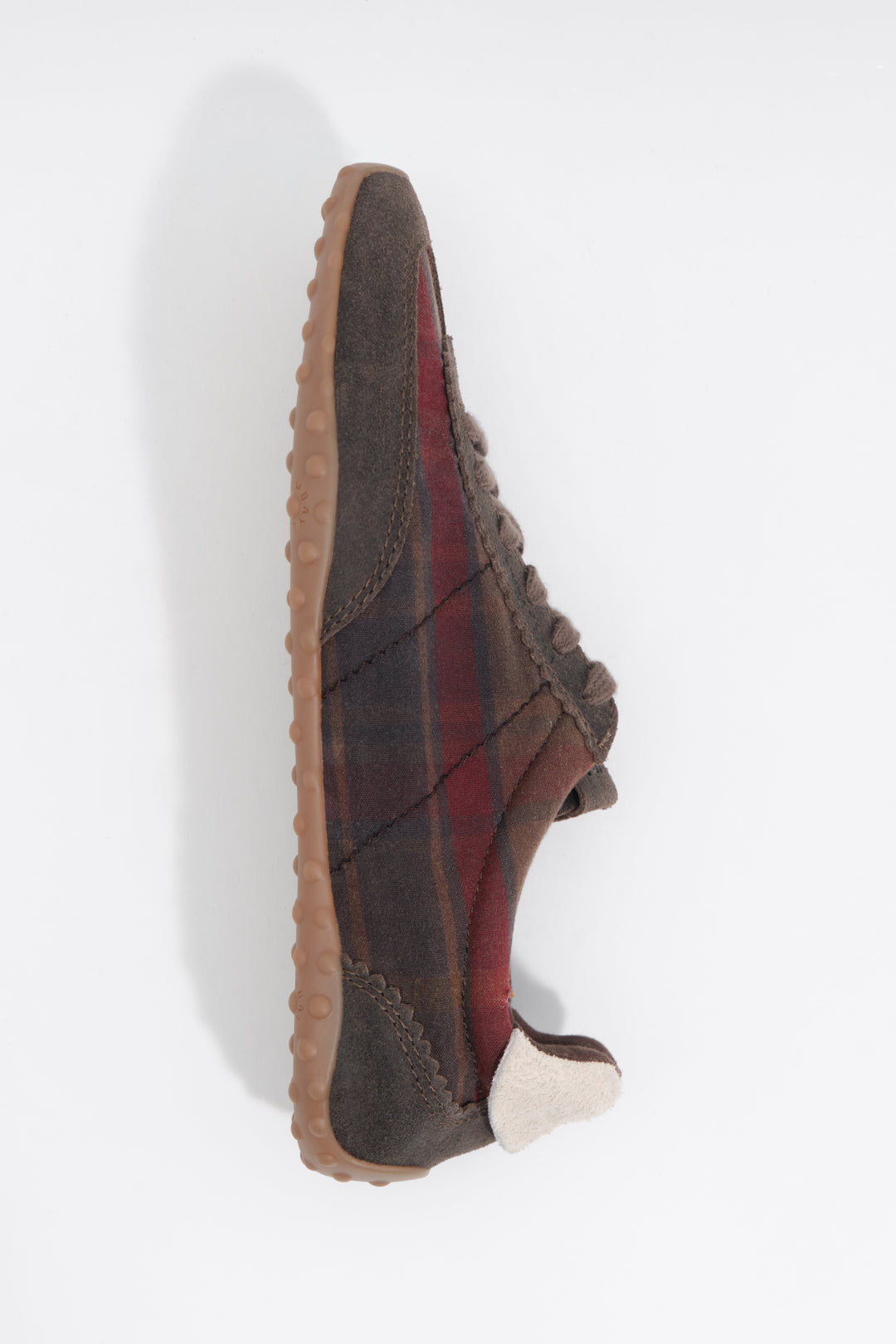 13 29 sneaker in suede and checked fabric