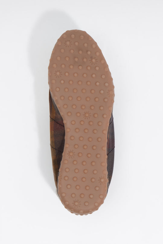 13 29 sneaker in suede and checked fabric
