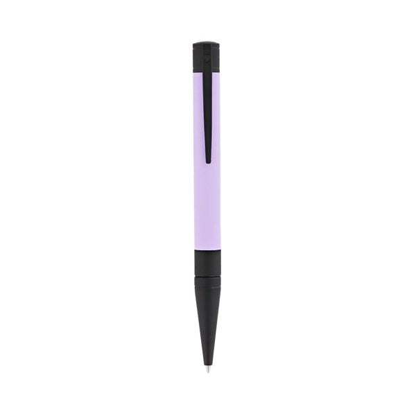 D-Initial Lilac And Matt Black Ballpoint Pen - 265001