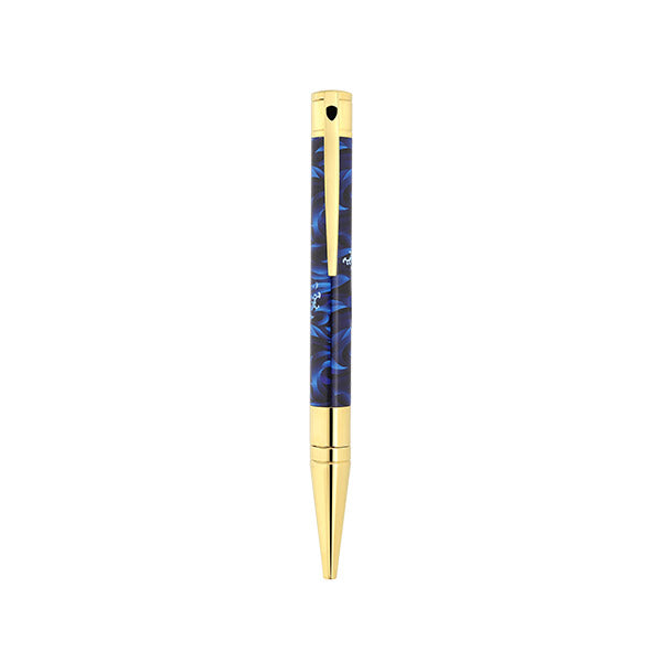 D-Initial Koi & Shiny Gold Ballpoint Pen - 265005